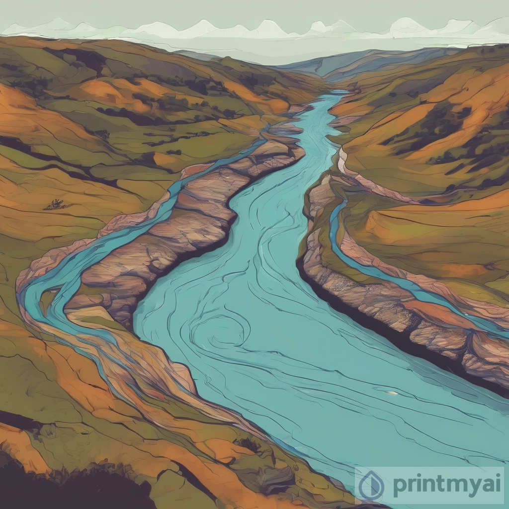 River Art: A Tranquil Flow of Nature