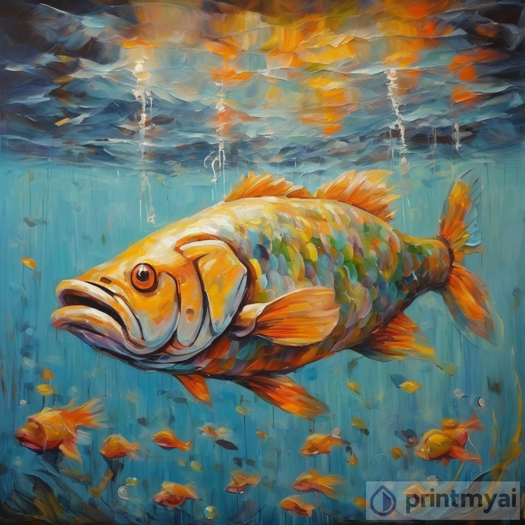 Big Fish Original Oil Painting