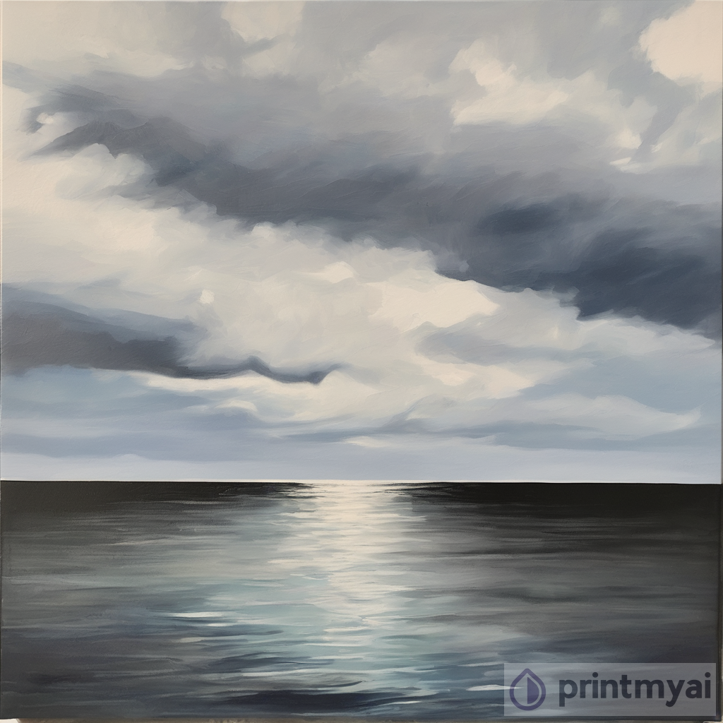 Rachel Painter's The Water Horizon No.4: Original Landscape Painting