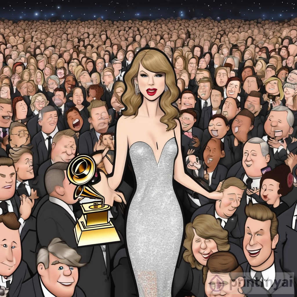 Taylor Swift Grammys Cartoon Fan Art