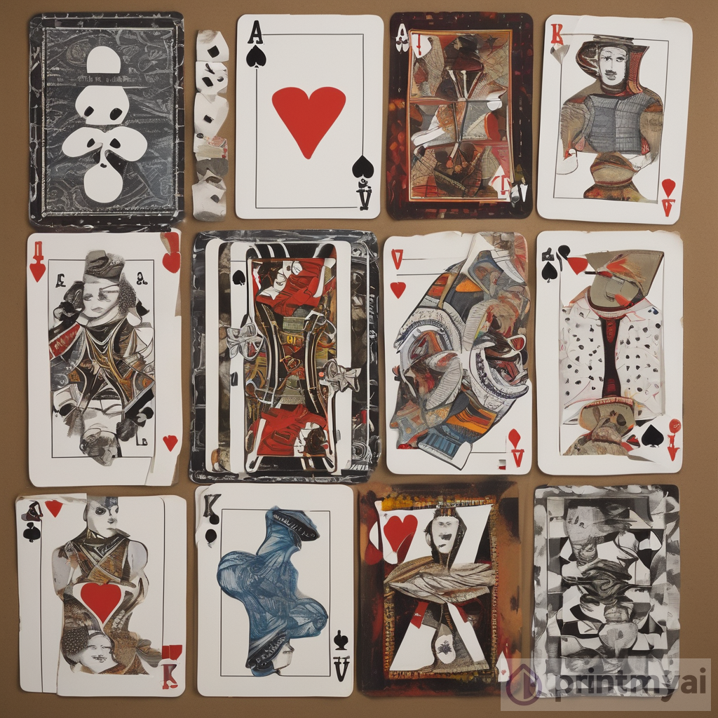 Playing Cards Art Collage Exploration