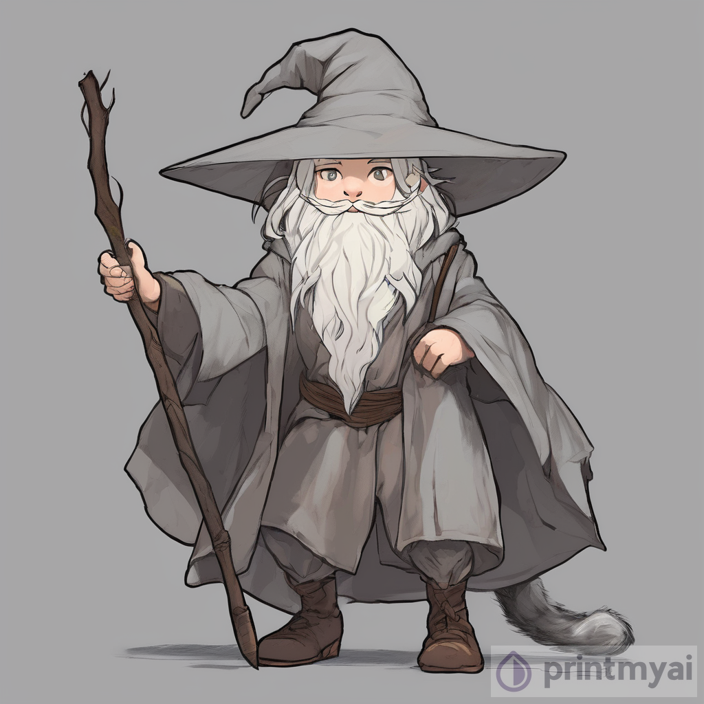 Catboy Gandalf: A Magical Fusion of Cat and Wizard