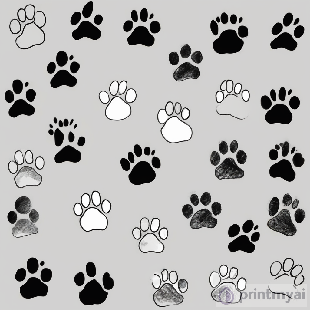 Easy Guide: Draw a Paw Print