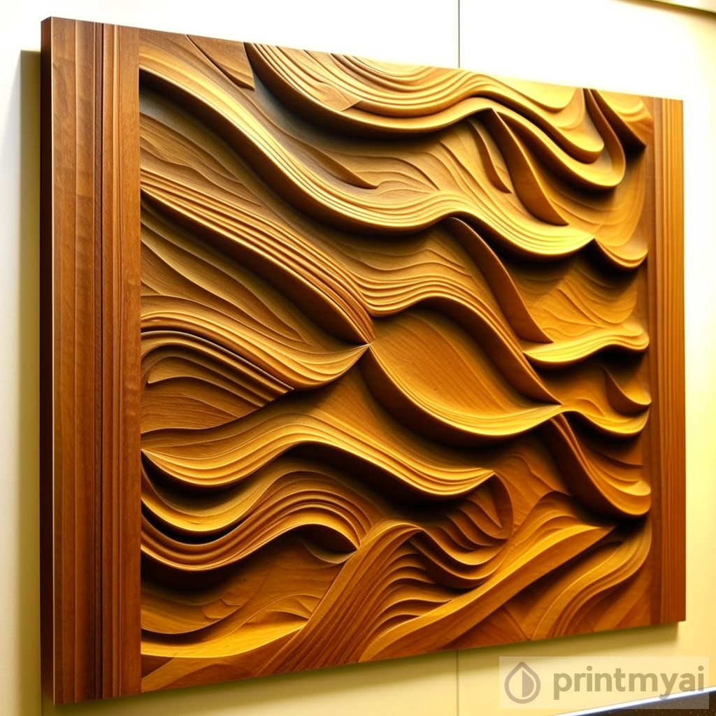 Sculptural Wood Panel Trend for Home Decor