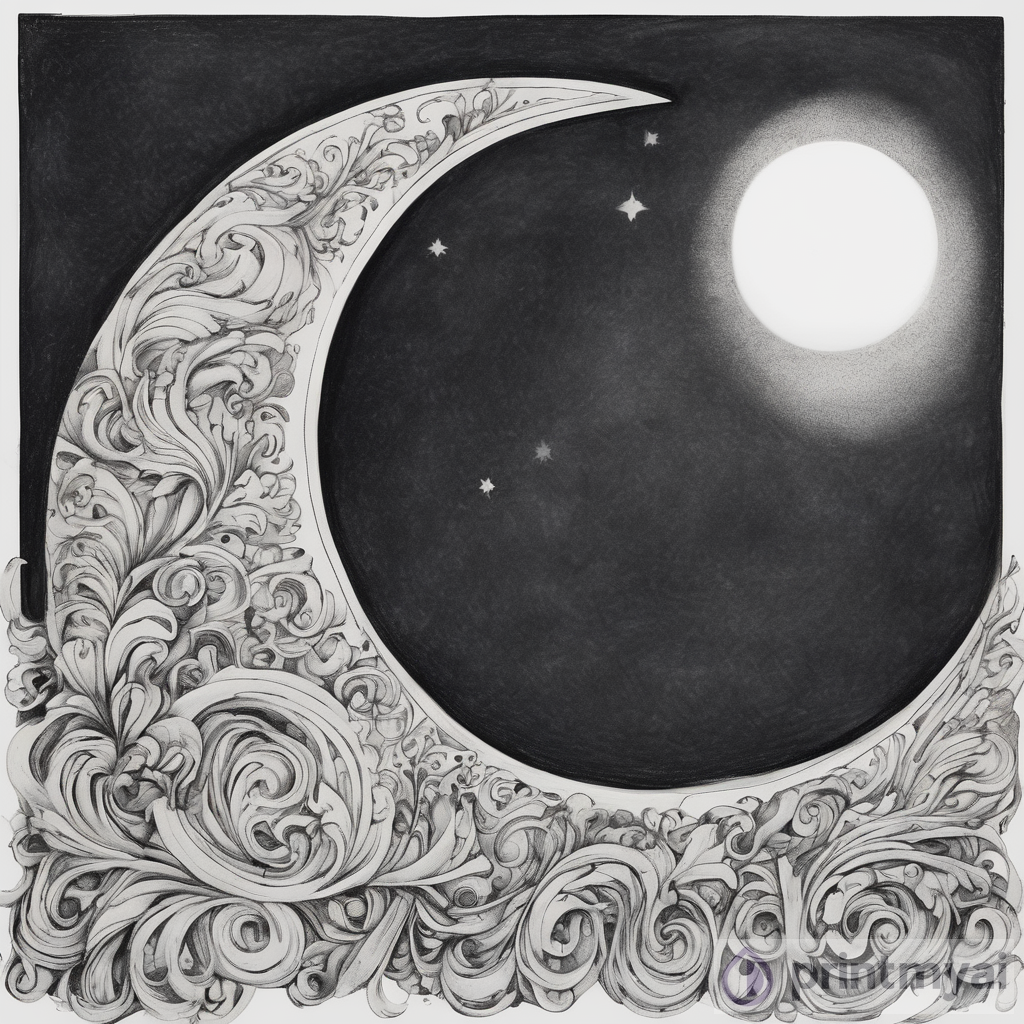 Symbolism of Crescent Moon Drawing