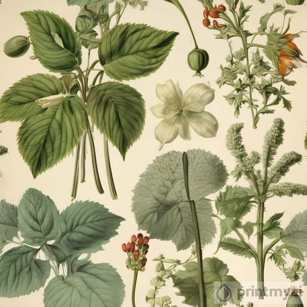 Captivating Vintage Botanical Art