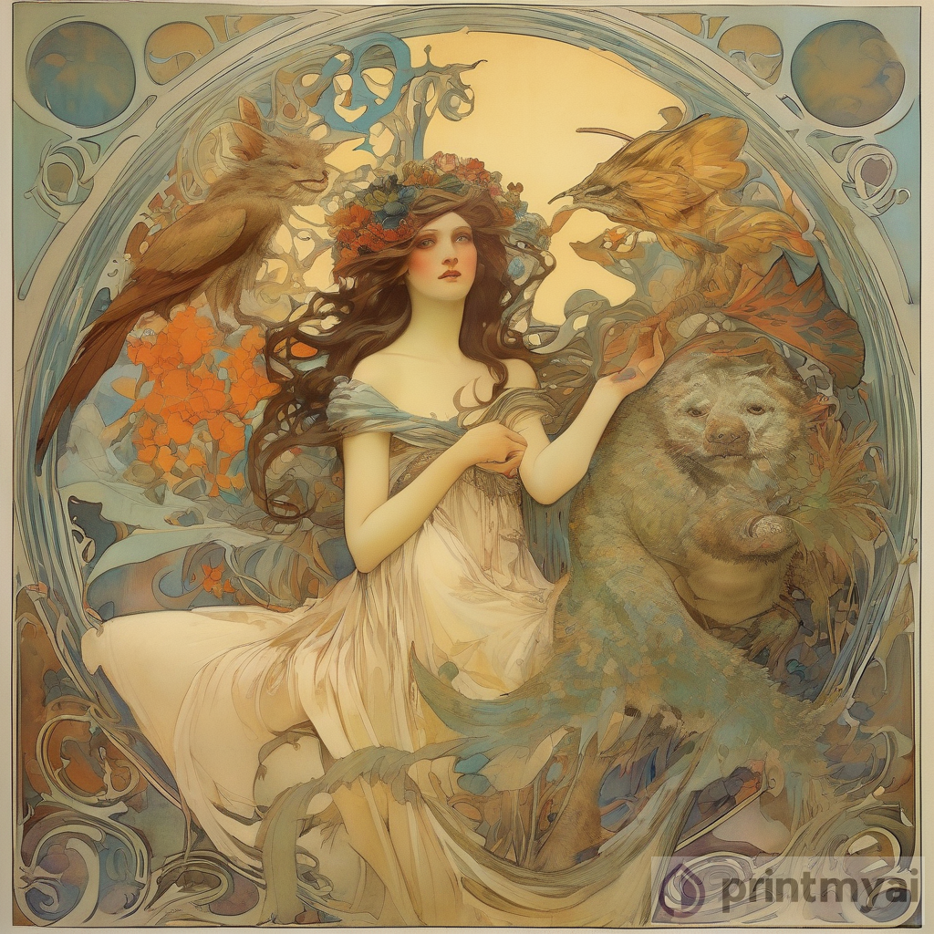 Exotic Creatures: Surreal Fantasy in Alphonse Mucha's World