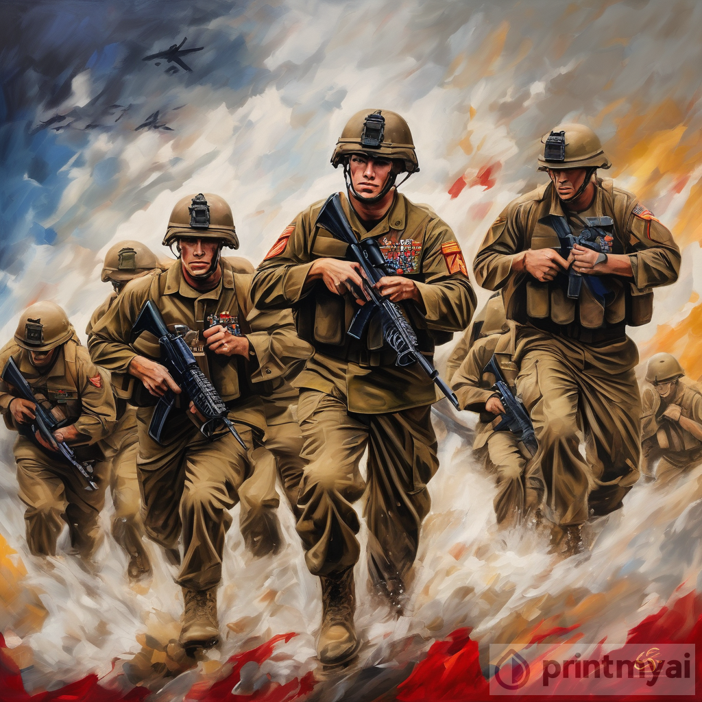 Tribute to Marine Corps: Bold & Inspiring Artwork