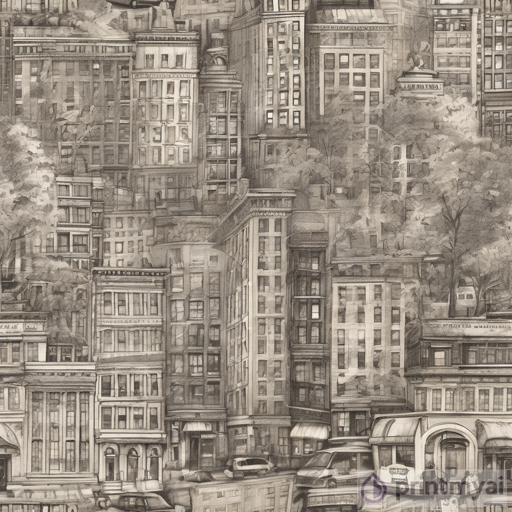 Antique-Inspired Sketches of New York City