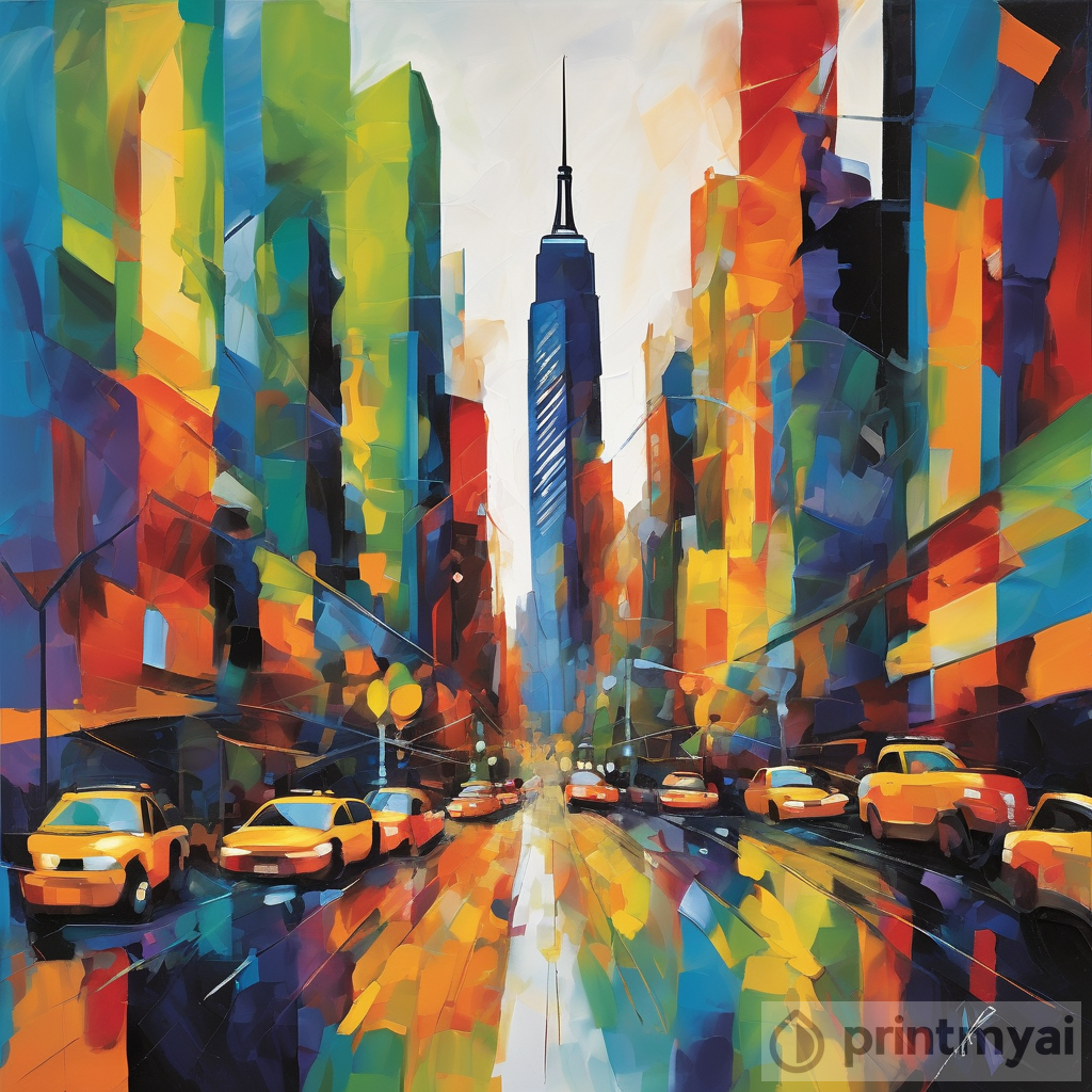Abstract Art Inspired by New York City