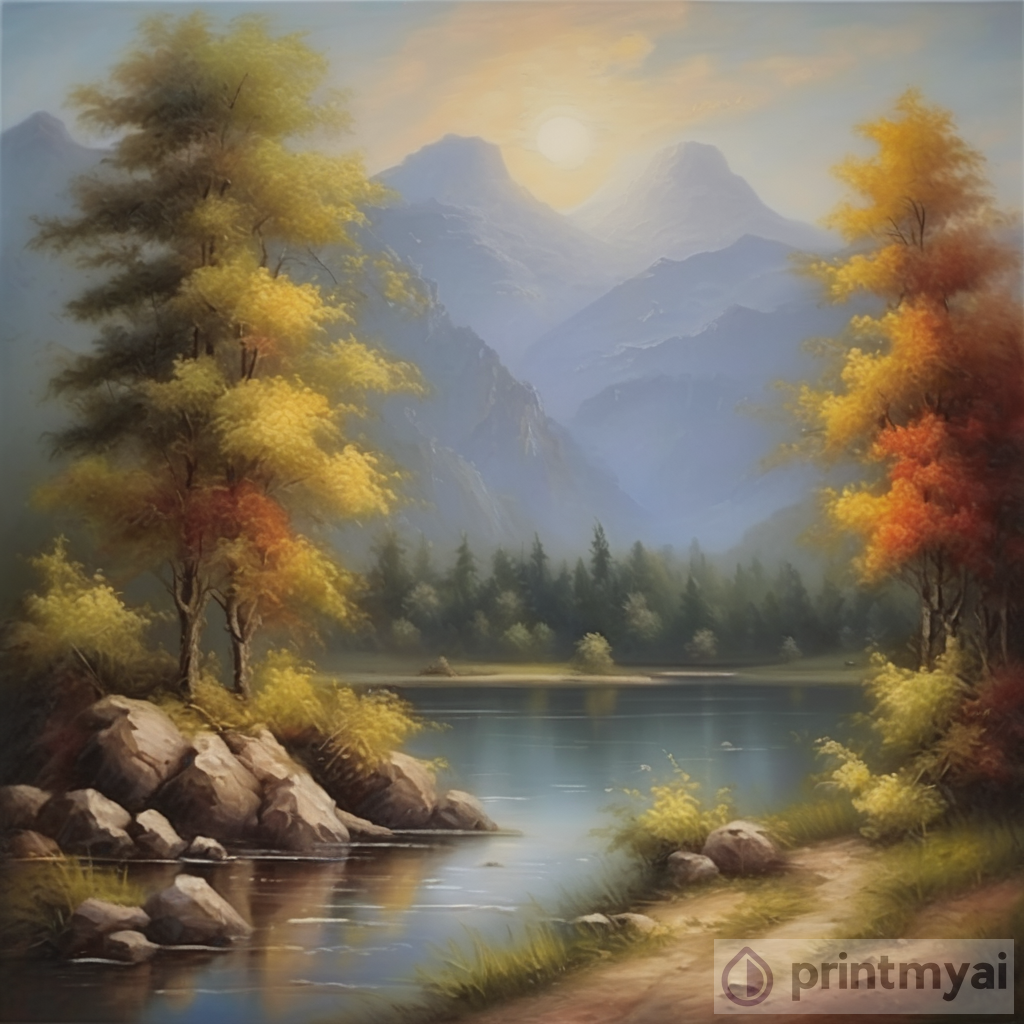 Beautiful Landscape Oil Painting