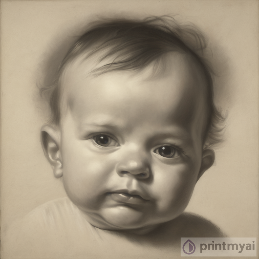 Captivating Baby Portrait Art