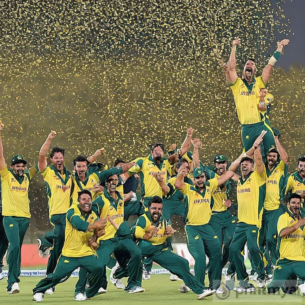 Celebrations of Cricket Australia in 2024 Finals