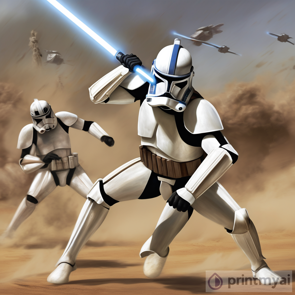 Clone Trooper Fighting: Sci-Fi Battle Adventure