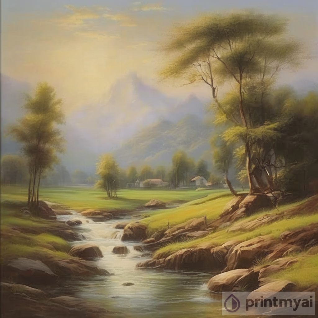 Serene Landscape Paintings