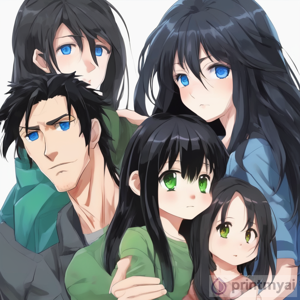 Blue-Eyed Family: A Tale of Love and Uniqueness