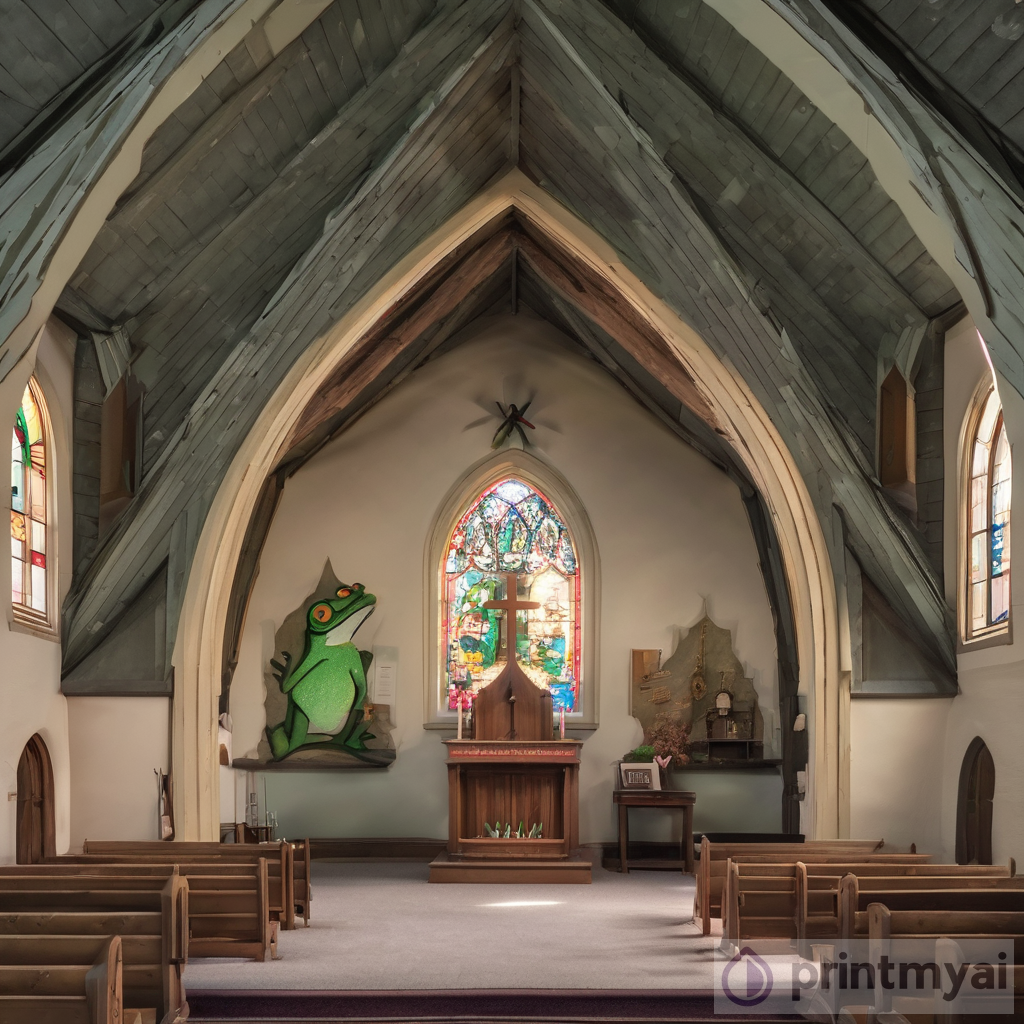 Magical Froggy Chapel in Enchanted Forest