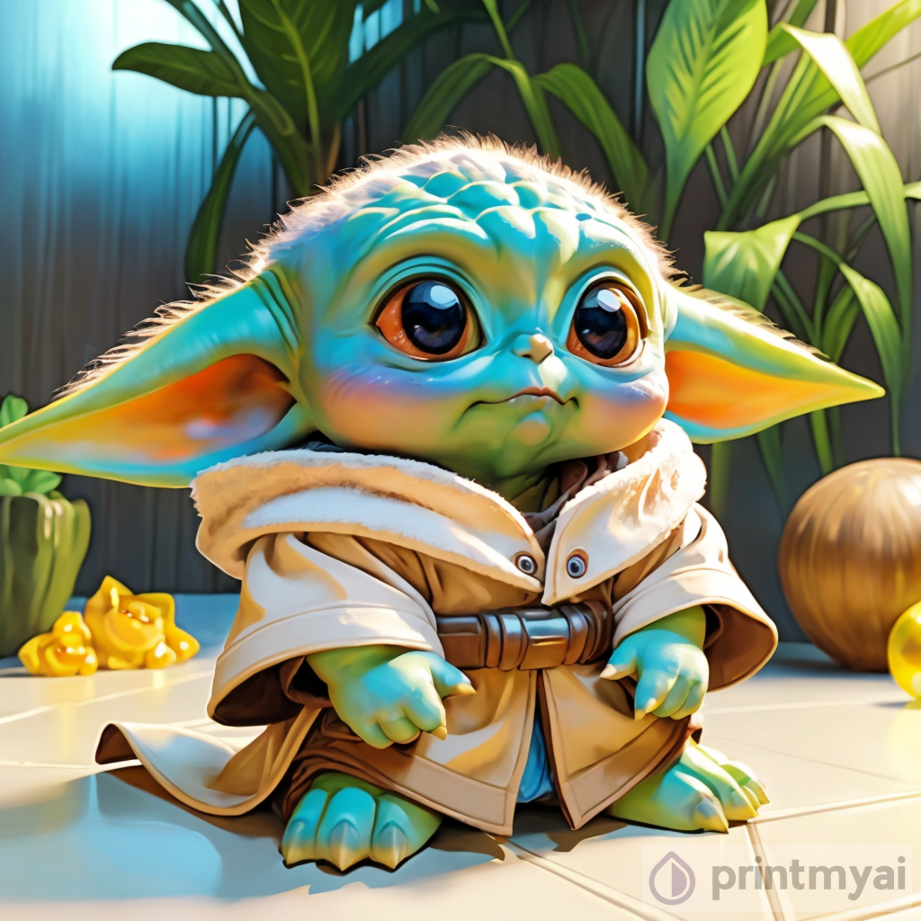 Baby Yoda Cartoon Magic - Star Wars Adventures