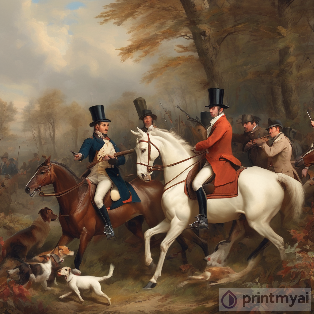 French Hunt Scene Ai Art: Tradition Meets Innovation