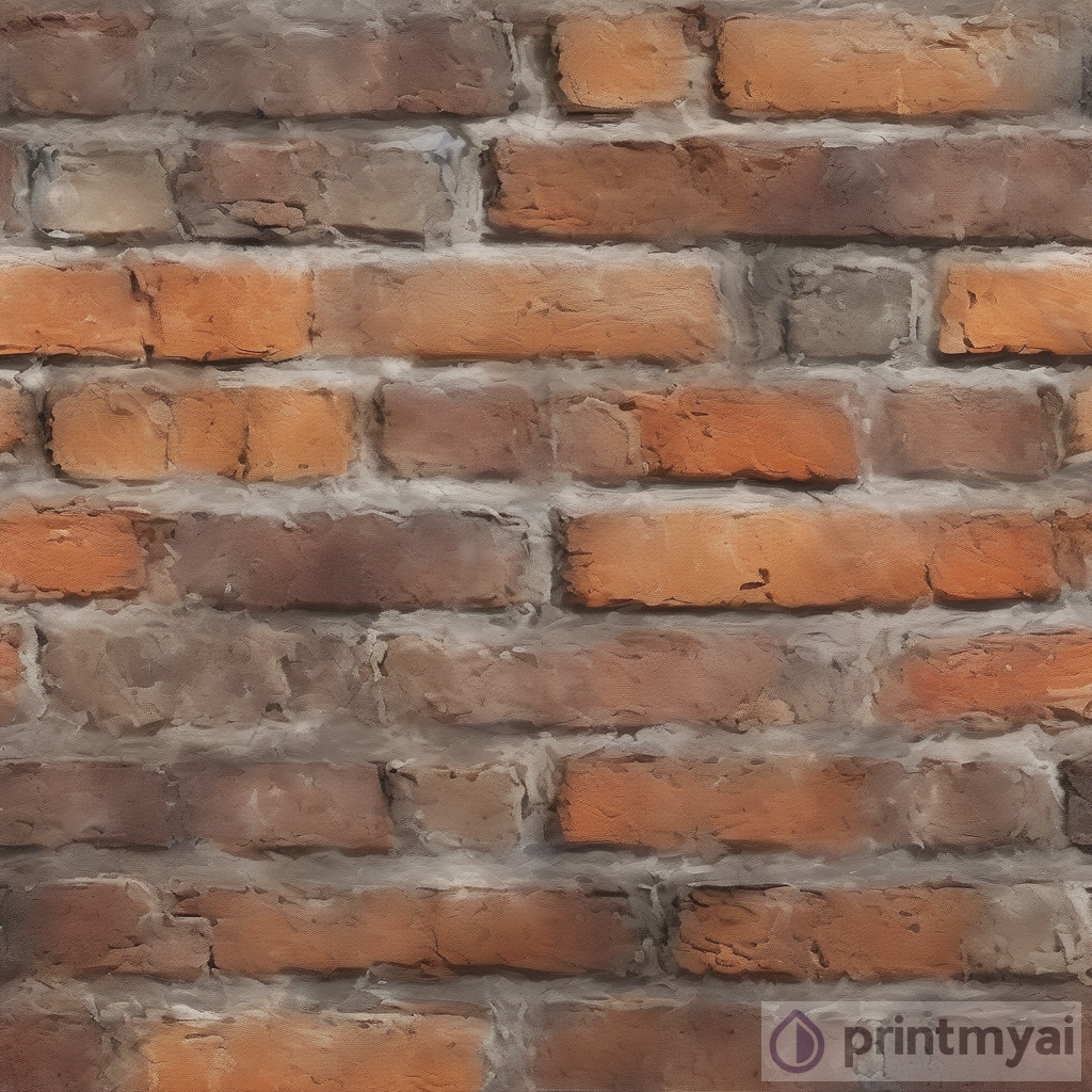 AI Artwork: Weathered Brick Texture