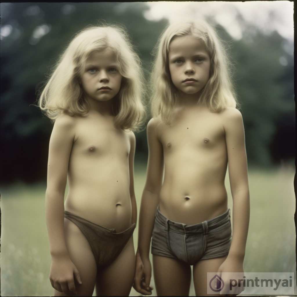 Captivating Child Model Girls in Color Photography
