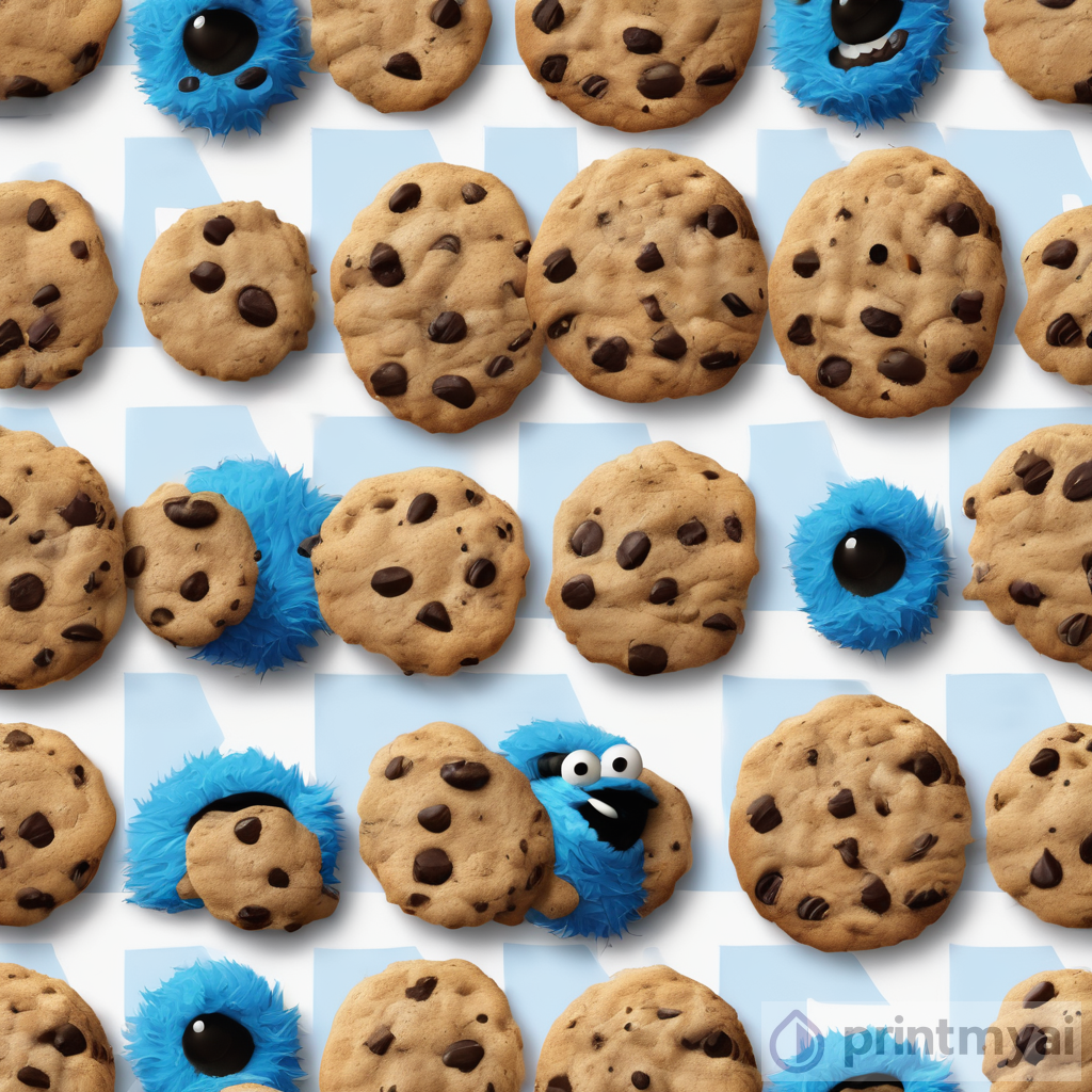 Adorable Cookie Monster PNG for Your Designs