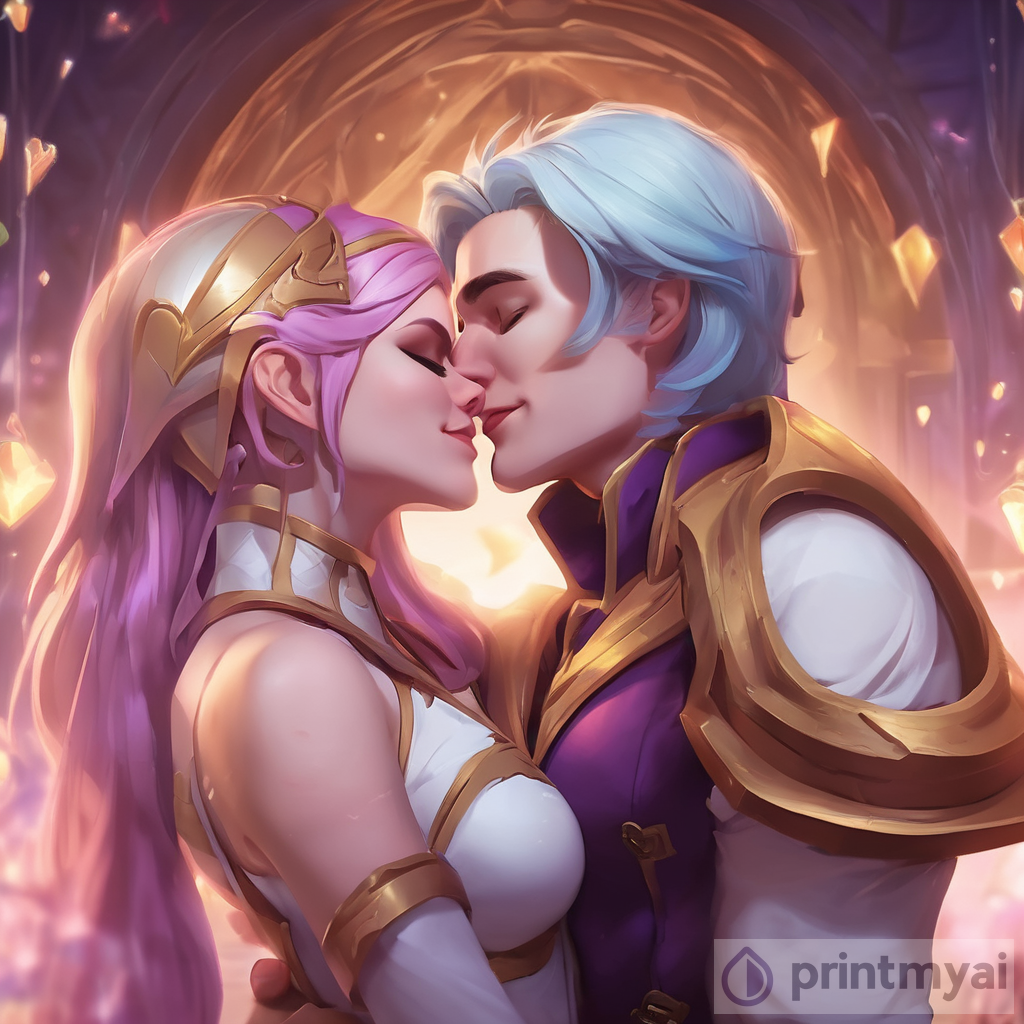 Sett and Aphelios Kiss in League of Legends