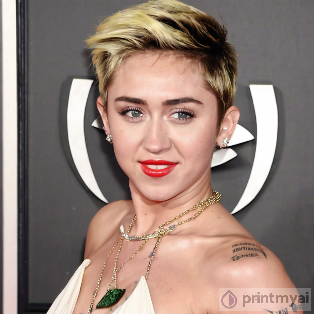 Miley Cyrus Grammys Red Carpet Fashion Icon