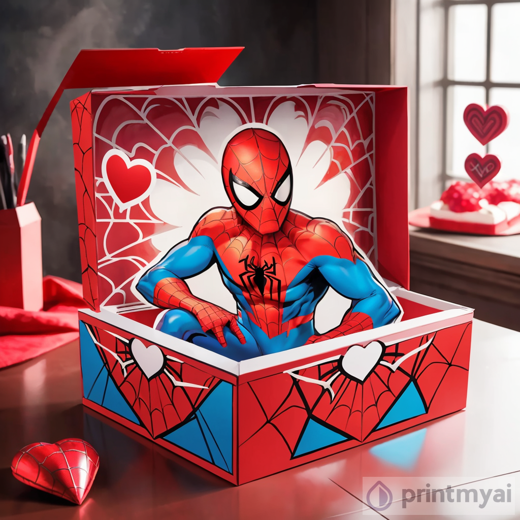 DIY Spiderman Valentine Box Tutorial