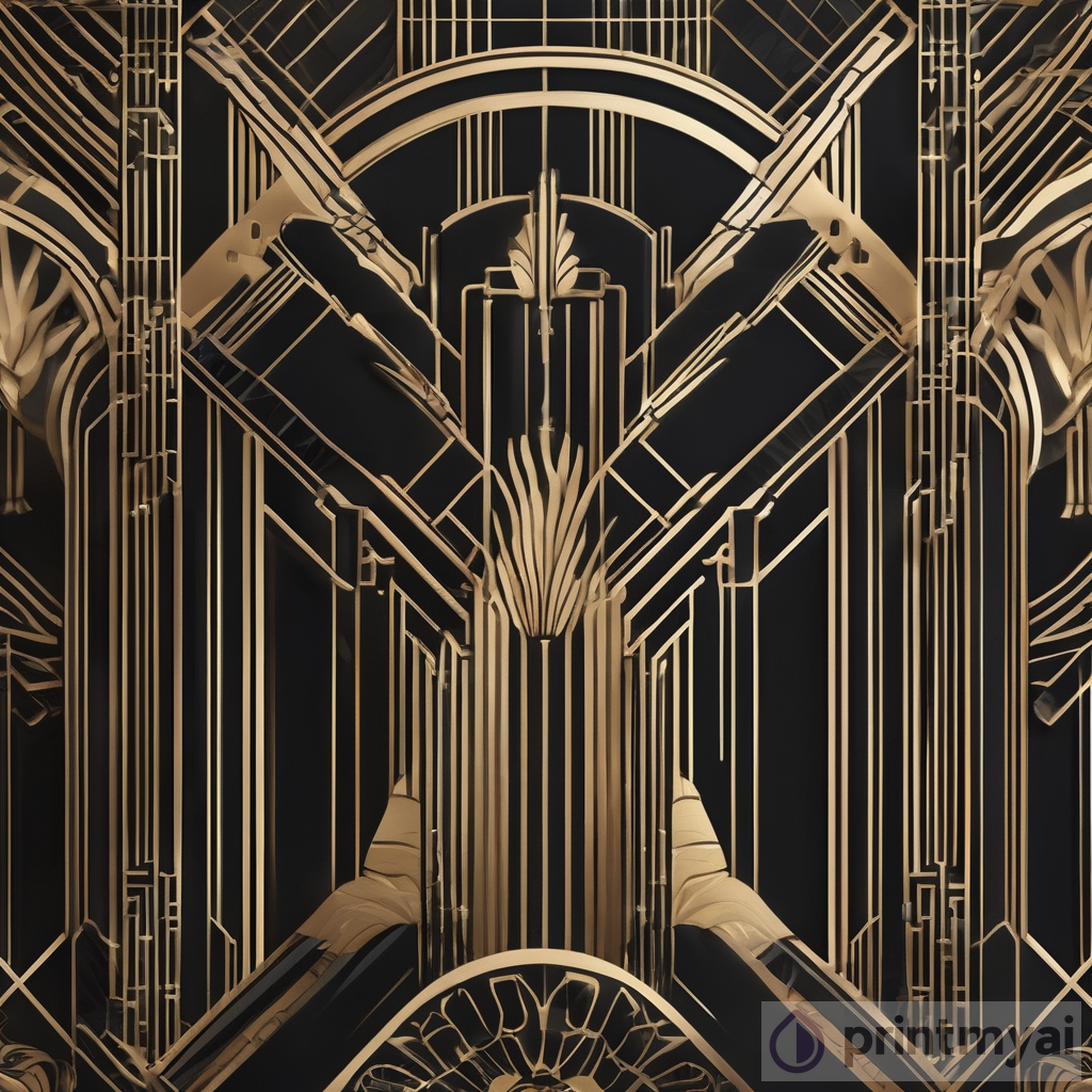 Art Deco Glamour: AI Artwork Inspired by Opulence