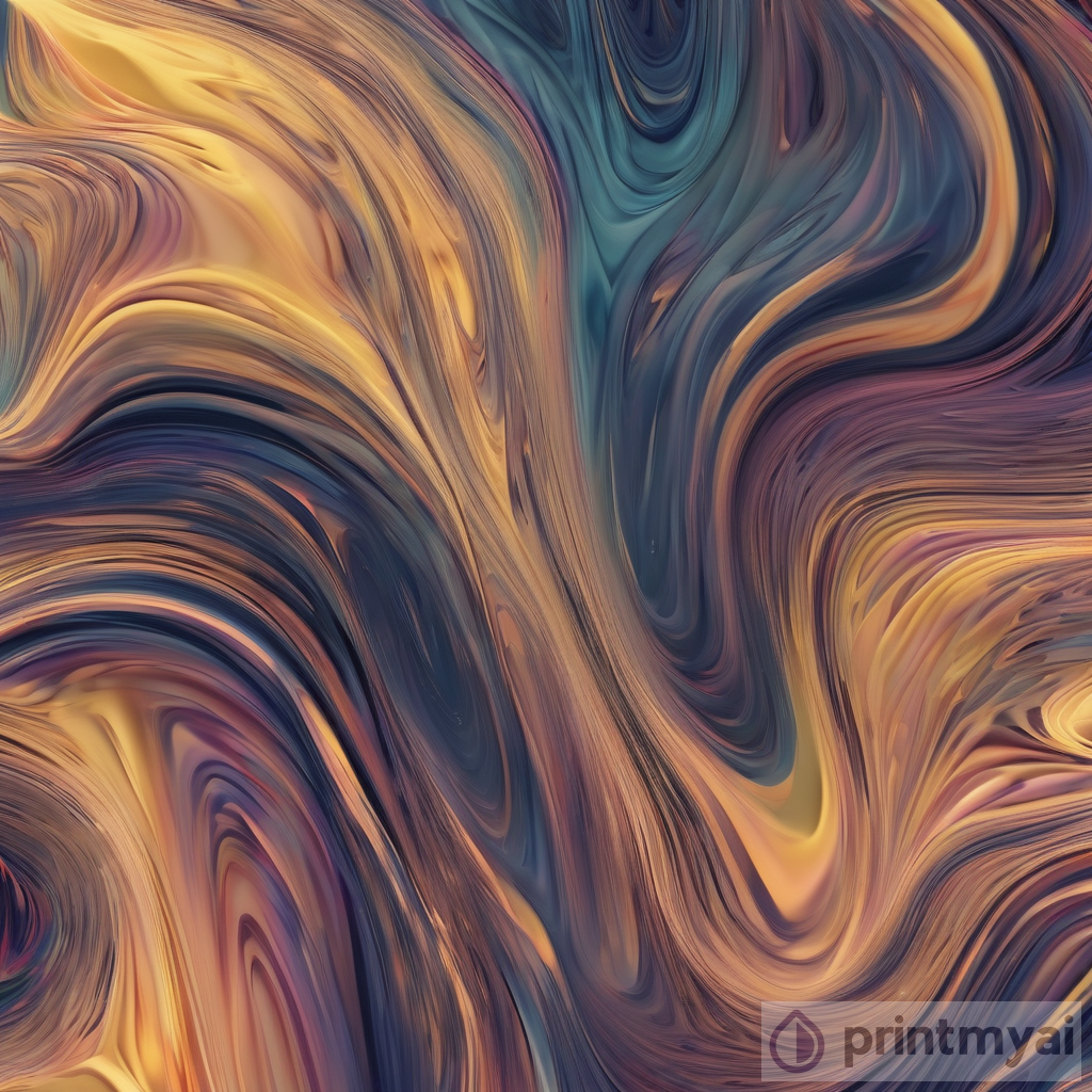 Mesmerizing Fluid Dynamics AI Artwork