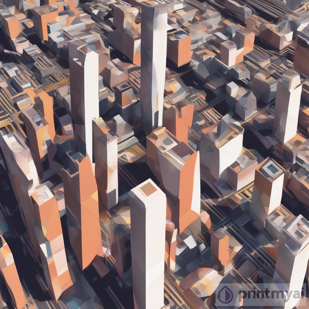 Exploring Abstract Cityscapes with AI Art