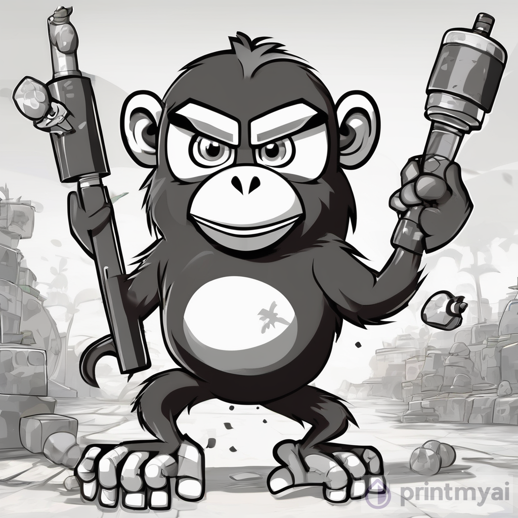 Monkey Bomb in Angry Birds