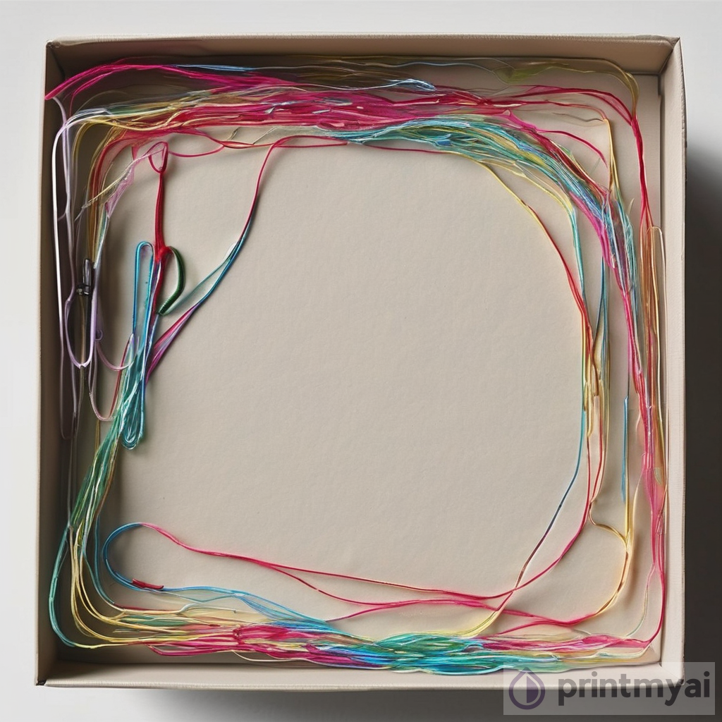 Inspiring Image: Box, Paper Clips, Thread