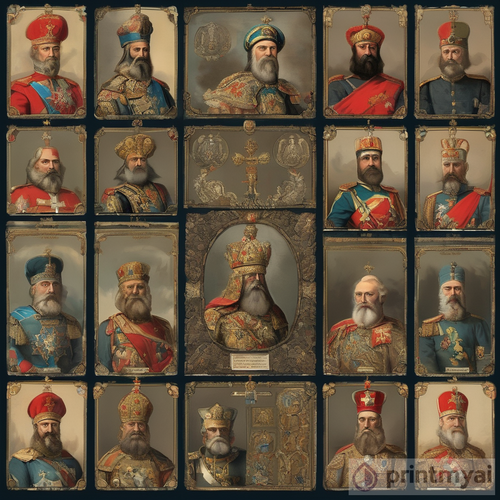 Legendary 9 Generals of Holy Russian Empire