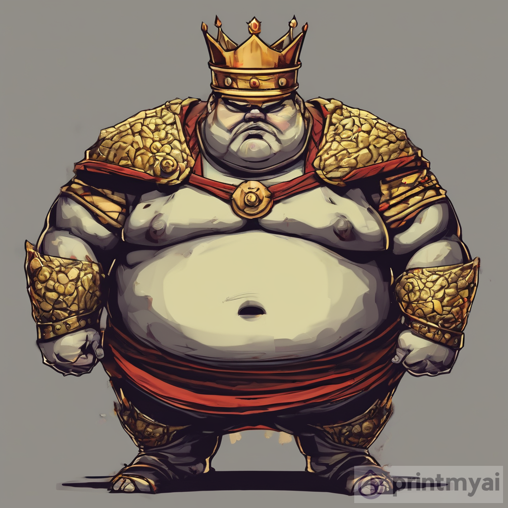 The Fat Warrior King: A Tale of Strength and Wisdom
