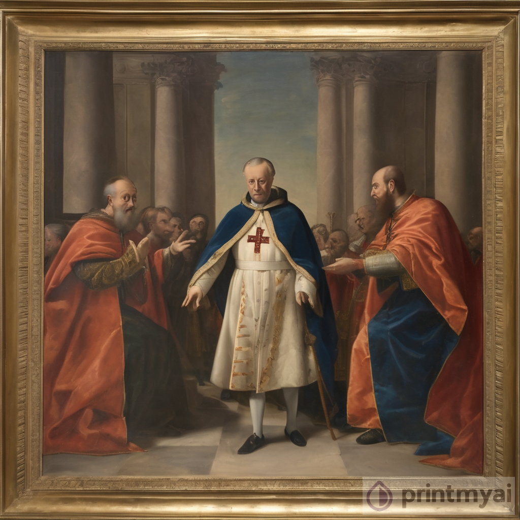 Arte nel 1200: Elezione di Federico II da parte del papa