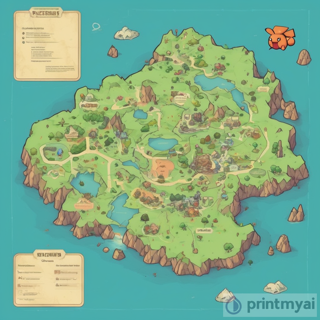 Mapa Pokemon: Italia Inspirada