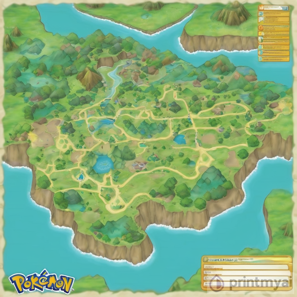 Recreate Sinnoh Map in Pokemon