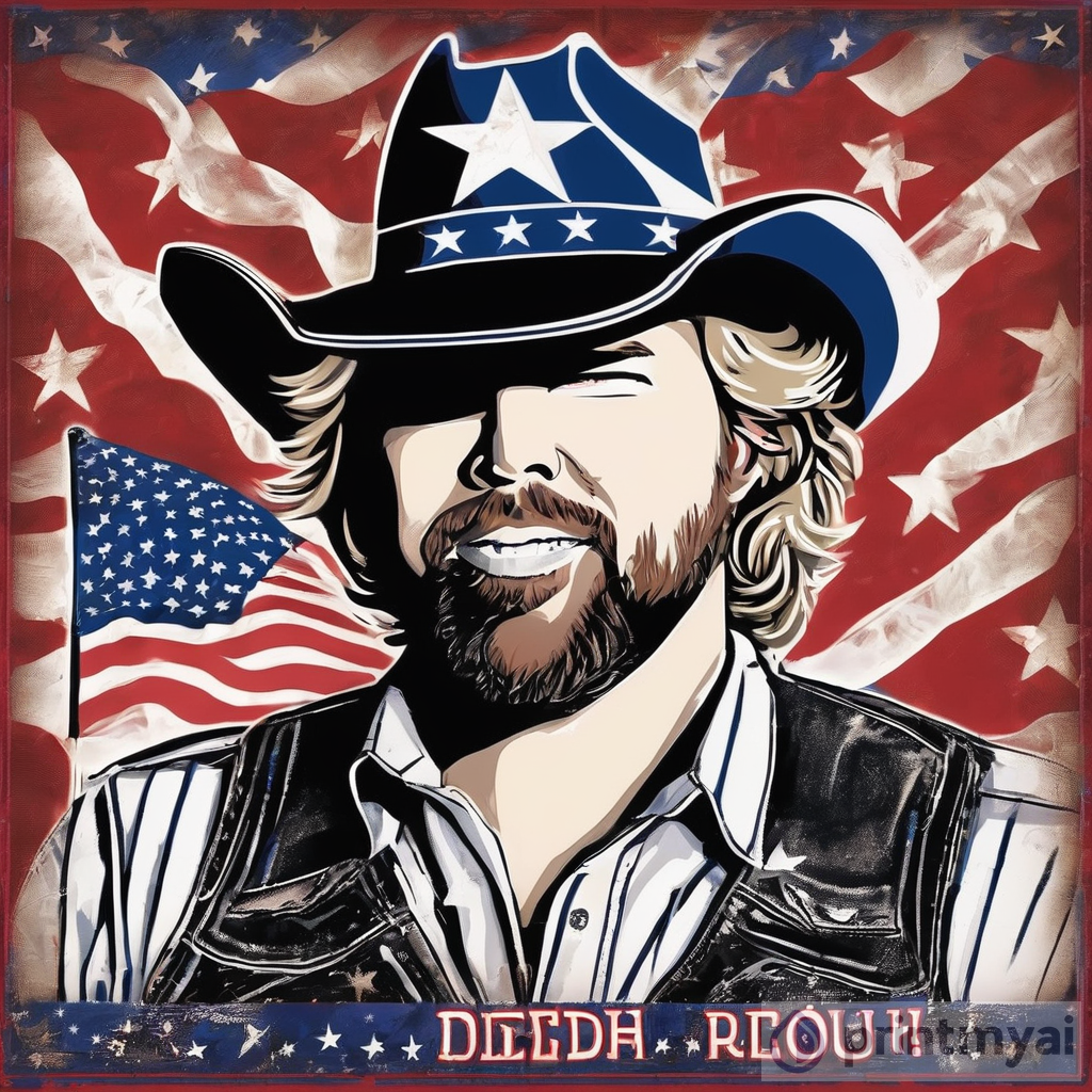 Toby Keith Red White Blue Tribute