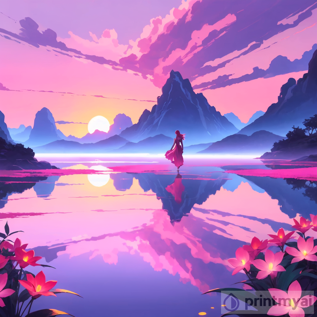 Capturing the Beauty: Pink Sunset Serenity