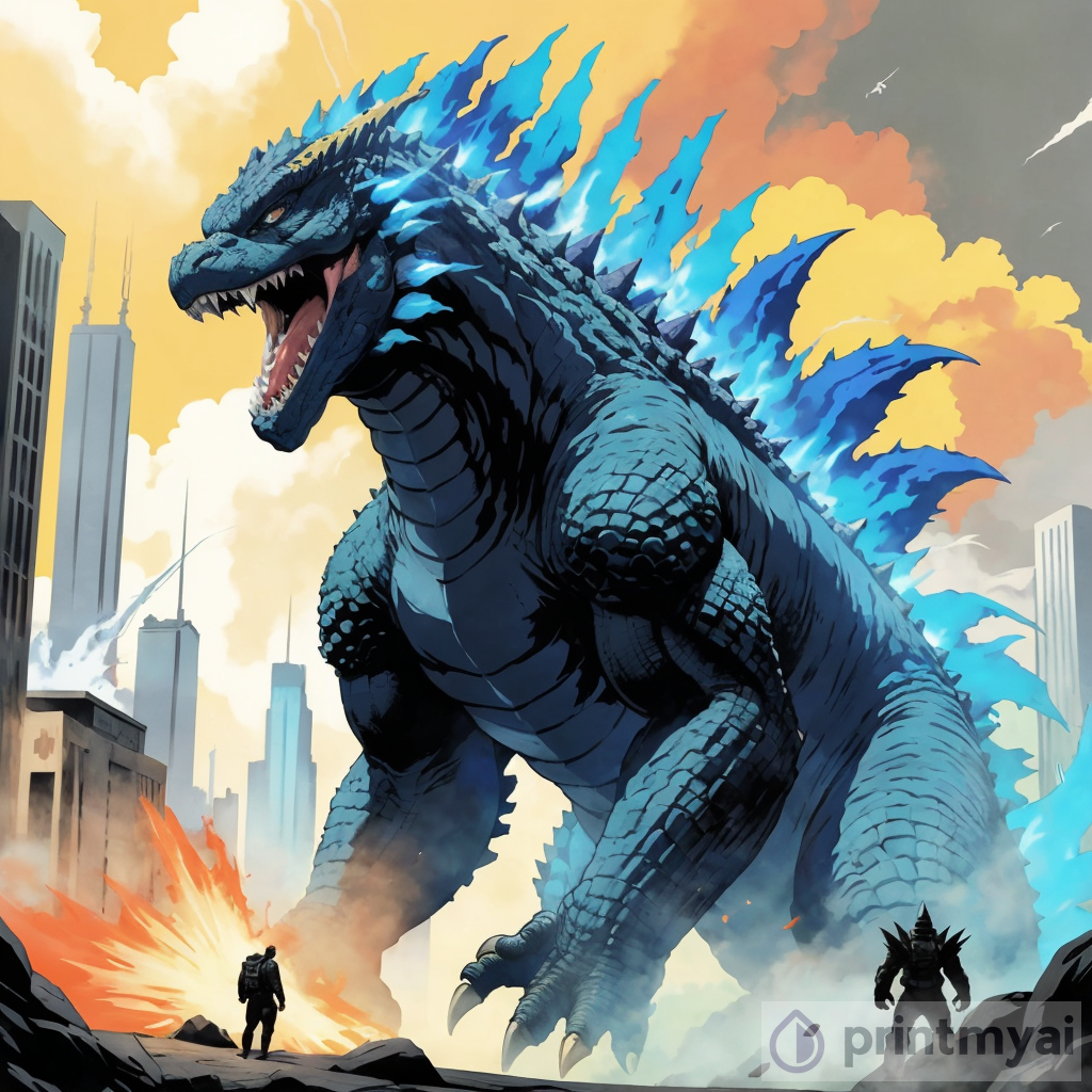 Godzilla Minus One Minus Color Poster