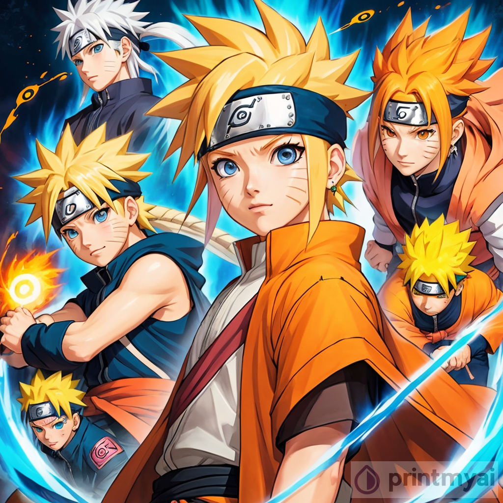 Exploring Naruto Characters: Naruto, Sasuke, Sakura, Kakashi