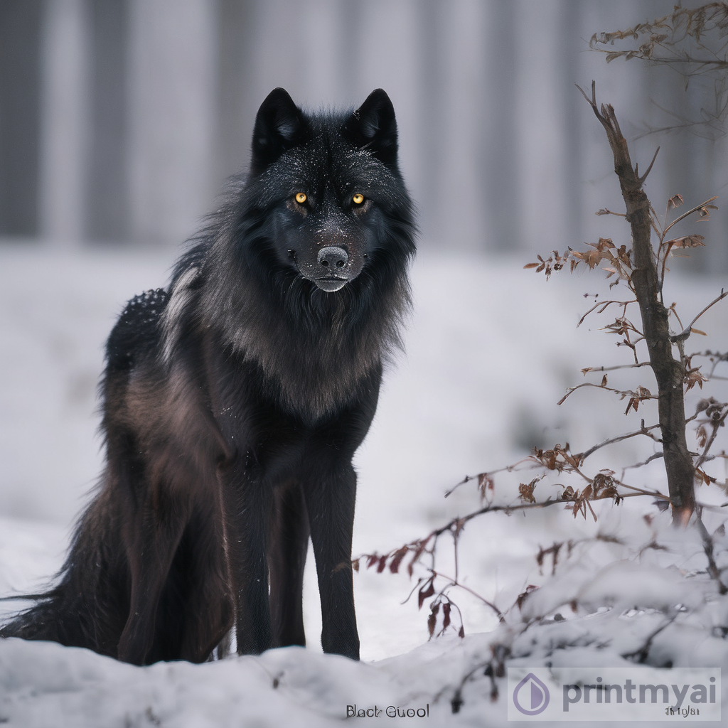 The Enigmatic Black Wolf