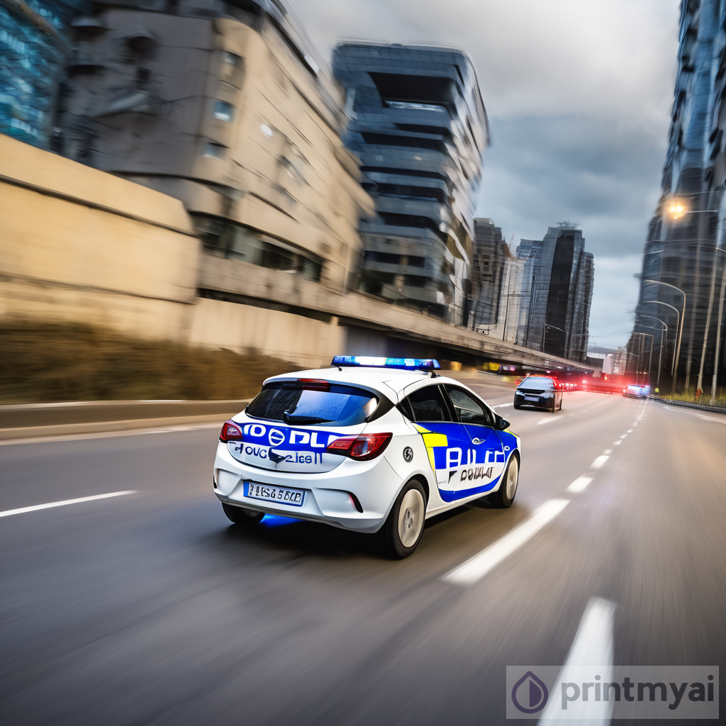 Opel Corsa Police Chase: Fast and Furious