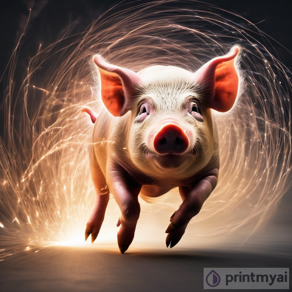 Pig Running in Optical Fibre at Light Speed