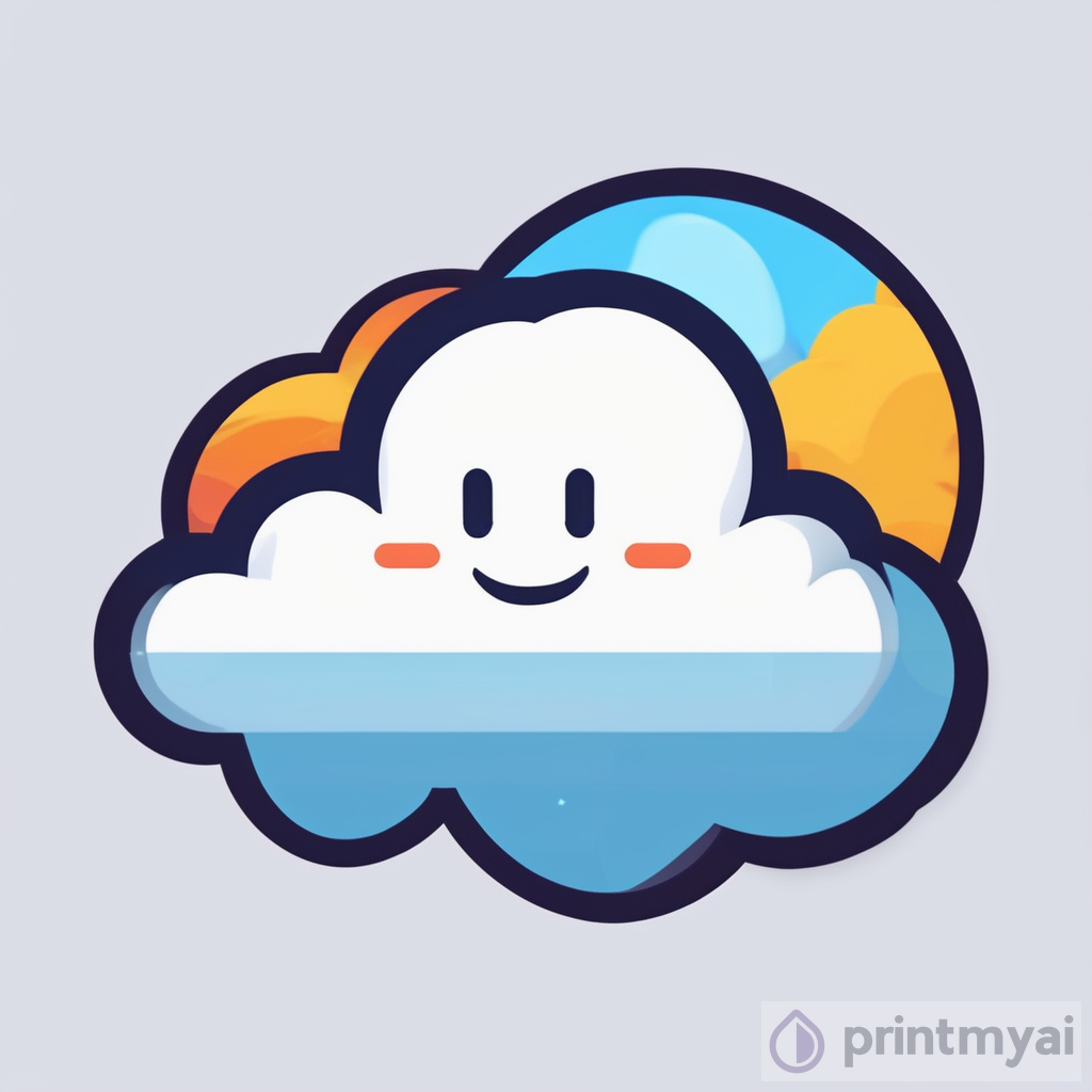 Unique Animated Cloud Logo for Discord Server