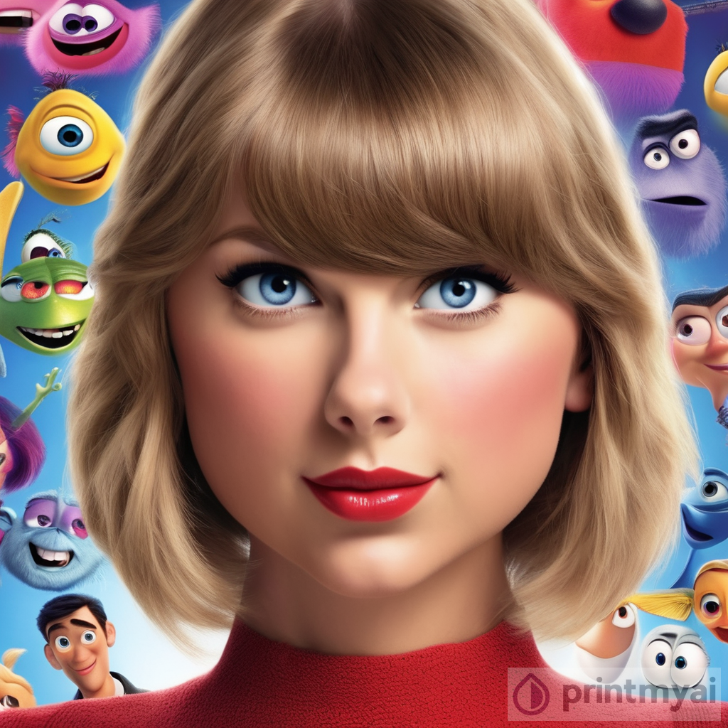Taylor Swift Pixar Movie Poster