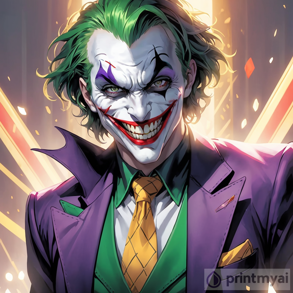 The Iconic Joker Smile: A Symbol of Chaos and Madness | PrintMyAi