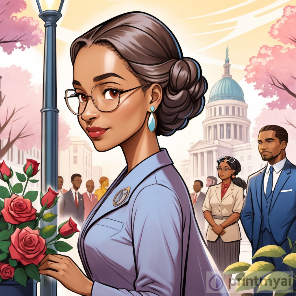 Rosa Parks Cartoon Inspiration